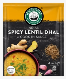 Savoury Spicy Indian Lentil Dhal Cook In Sauce - Robertsons Dahl Spice, HD Png Download, Transparent PNG