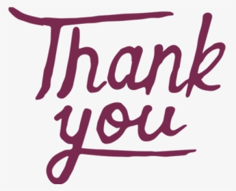 Thank You Png Transparent Images - Calligraphy, Png Download, Transparent PNG