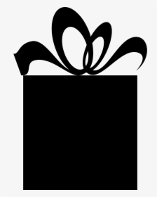 Giftbox - Silhouette Gift Box Vector, HD Png Download, Transparent PNG