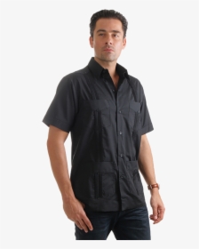 Ncm1673 Black - Guayabera, HD Png Download, Transparent PNG