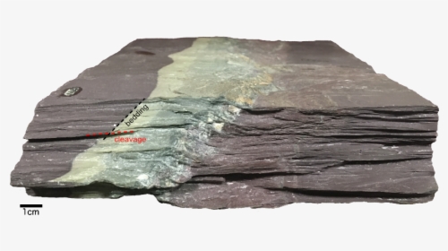 Bedding Cleavage Slate - Igneous Rock, HD Png Download, Transparent PNG