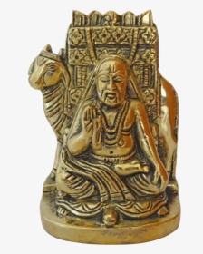 Religious God Ragavendra Swamy Brass Statue, 2 X 5 - Carving, HD Png Download, Transparent PNG