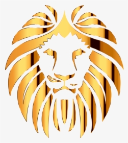Golden Lion 4 No Background Clip Arts - Gold Lion Logo Png, Transparent Png, Transparent PNG