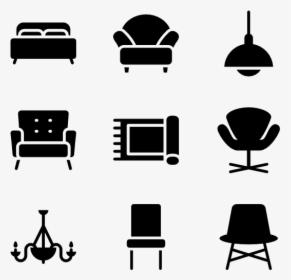 Livingroom Icon Packs - Furniture Icon Png, Transparent Png, Transparent PNG