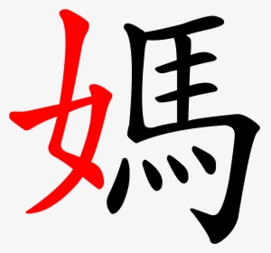 Clip Art Chinese Symbols For Loyalty - Write Mom In Chinese, HD Png Download, Transparent PNG