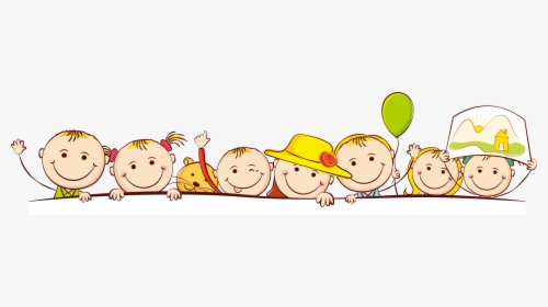 Cute School Kids Kindergarten Child Cartoon Clipart - Cartão De Visita Babá, HD Png Download, Transparent PNG