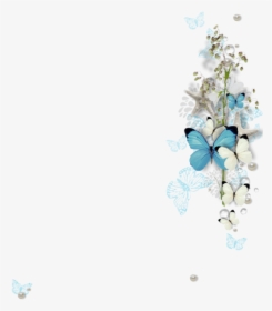 Blue Watercolor Butterfly Png, Transparent Png, Transparent PNG
