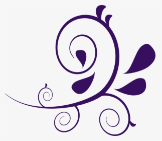 Swirl Clip Art Purple - Free Paisley Clip Art, HD Png Download, Transparent PNG
