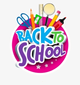School Drawing Illustration - Transparent Back To School Logo, HD Png Download, Transparent PNG