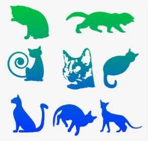 Transparent Perros Y Gatos Png - Perfil De Un Gato Dibujo, Png Download, Transparent PNG