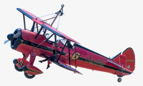 Aircraft, Double Decker, Isolated, Propeller Plane - Painting Of Wingwalker Danielle, HD Png Download, Transparent PNG