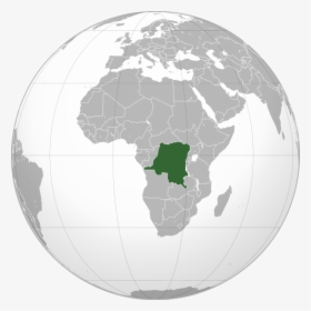 Cameroon On The Globe, HD Png Download, Transparent PNG