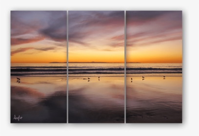 Triptych Newport Sunset - Sunset Triptych, HD Png Download, Transparent PNG