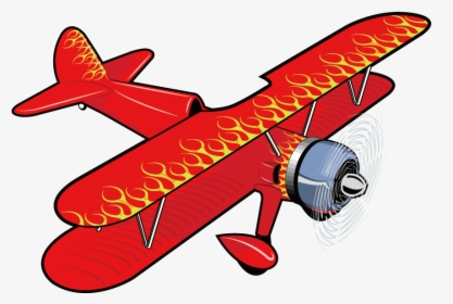 Airplane Aircraft Propeller Illustration - Aeroplano Dibujo Pintado, HD Png Download, Transparent PNG
