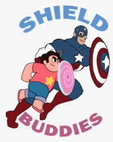 View Samegoogleiqdbsaucenao Shield Buddies , - Steven Universe With Shield, HD Png Download, Transparent PNG