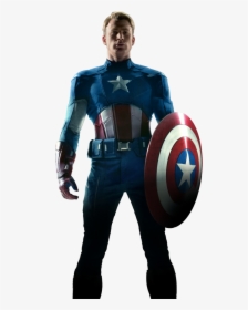 Captain America Png Free Download - Capitao America The Avengers, Transparent Png, Transparent PNG