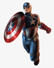 Transparent Captain America Clipart, HD Png Download, Transparent PNG