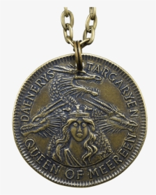 Daenerys Targaryen Meereen Coin Necklace - Locket, HD Png Download, Transparent PNG
