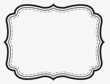 Borders And Backgrounds - Label Clipart Black And White, HD Png Download, Transparent PNG