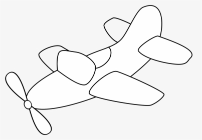 Airplane With Propeller Clip Arts - Airplane, HD Png Download, Transparent PNG