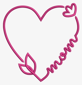 Transparent I Love Mom Png - Mom Heart, Png Download, Transparent PNG