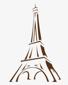 Eiffel Tower Png Hd - Easy Sketch Of Eiffel Tower, Transparent Png, Transparent PNG