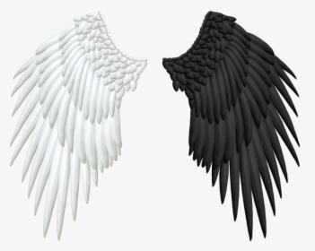 More Like Good And Evil Angel Wings Png By Thy-darkest - Birds Picsart Png Hd, Transparent Png, Transparent PNG