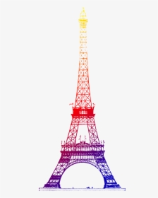 Transparent Pink Eiffel Tower Png - Vector Tower Eiffel Png, Png Download, Transparent PNG