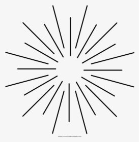 Light Rays Coloring Page, HD Png Download, Transparent PNG