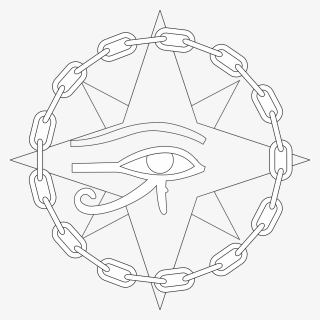Eye, Necklace, Horus, Symbol, Egypt, Mystery - Chromium Atom, HD Png Download, Transparent PNG