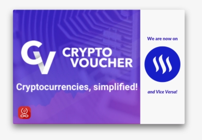 Steem Available On Crypto Voucher - Graphic Design, HD Png Download, Transparent PNG