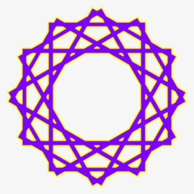 Purple Islamic Art Svg Clip Arts - Arabic Geometric Pattern Png, Transparent Png, Transparent PNG