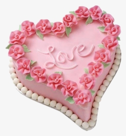 Love Cake Png - Love Happy Birthday Cake, Transparent Png, Transparent PNG