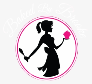 Baking Clipart - Doces - Silhouette Woman Baking Clipart, HD Png Download, Transparent PNG