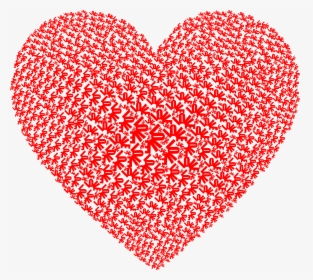 Love Heart Word Cloud Red Clip Arts - Peace Signs And Hearts, HD Png Download, Transparent PNG