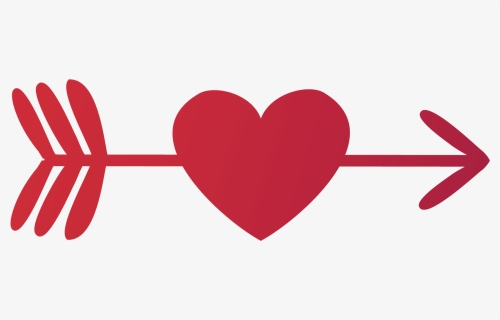 Russia Vector Love - Love Heart Arrow Png, Transparent Png, Transparent PNG