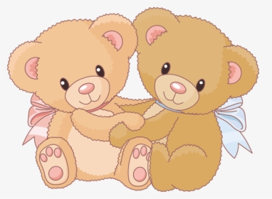 Transparent Ositos Png - Cute Animated Teddy Bear, Png Download, Transparent PNG