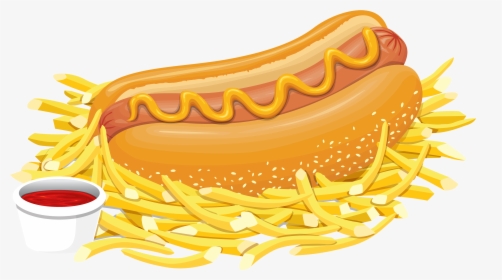 Hot Dog Png Transparent File - Fast Food Clipart Png, Png Download, Transparent PNG