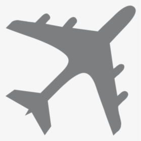 Airplane Clipart Moving - Airplane Silhouette, HD Png Download, Transparent PNG