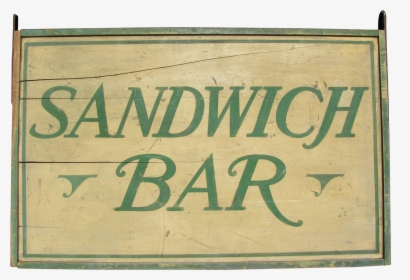 Sandwich Bar Sign, HD Png Download, Transparent PNG