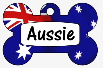 Transparent Dog Bone Tag Png - Australia Flag Image Download, Png Download, Transparent PNG