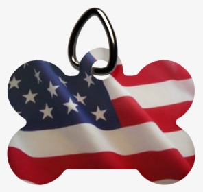 American Flag Dog Bone Pet Tag - Lee Greenwood God Bless The Usa Lyrics, HD Png Download, Transparent PNG