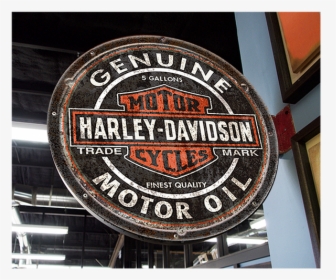 Harley Davidson Metal Shop Sign, HD Png Download, Transparent PNG