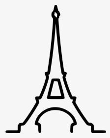 Paris Eiffel - Eiffel Tower Icon White Png, Transparent Png, Transparent PNG