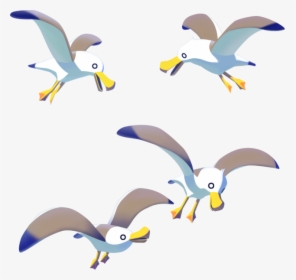Seagulls - Legend Of Zelda Wind Waker Seagull, HD Png Download, Transparent PNG