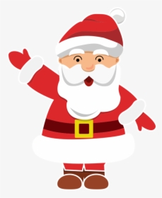 Clipart Christmas Cartoon Santa Claus, HD Png Download, Transparent PNG