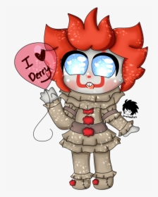 Collection Of Free Pennywise Drawing Clipart Download - Pennywise Fan Art Cute, HD Png Download, Transparent PNG
