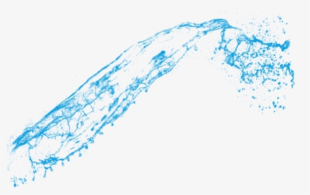 Water Splash Illustration - Water Effect Transparent Png, Png Download, Transparent PNG