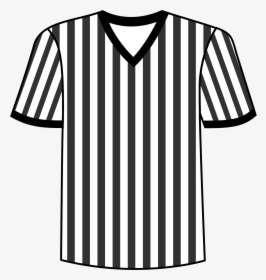 Monochrome Photography,sports Uniform,active Shirt - Referee Jersey Clipart, HD Png Download, Transparent PNG