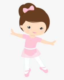 Cartoon Little Girl Ballerina, HD Png Download, Transparent PNG